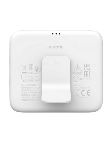 Датчик температуры и влажности Xiaomi Mi Temperature and Humidity Monitor 3, Белый