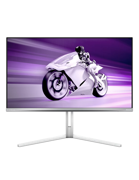 27" Monitor Gaming Philips 27M2N8500, QD OLED 2560x1440 WQHD, Alb