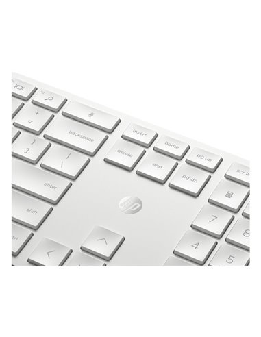 Tastatura si mouse Wireless HP 650, White