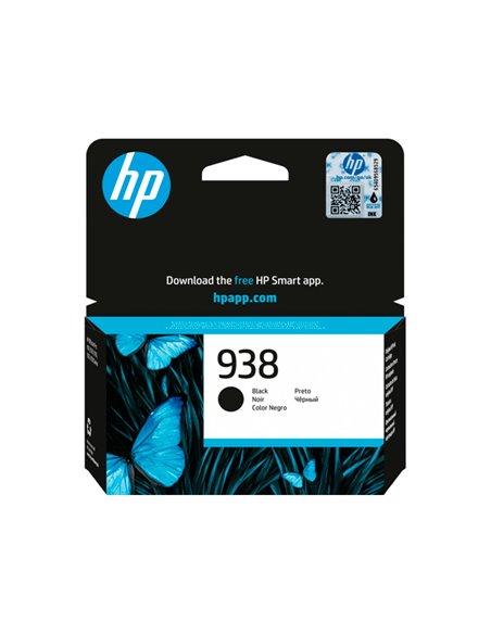 HP 938 (4S6X8PE) Black Original Ink Cartridge for HP OfficeJet Pro 9125e, 9135e, 9720, 9730, HP OFFICEJET PRO 9120 ALL-IN-ON...