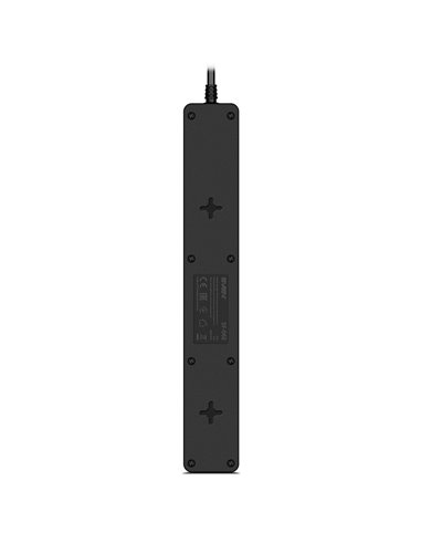 Surge Protector SVEN SF-06E/ 6 Sockets/ 2300W/ 1.8m/ Black