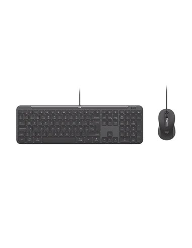 Tastatura cu Mouse Logitech MK620, Graphite