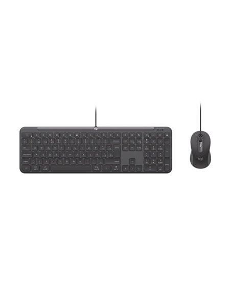 Клавиатура и мышка Logitech MK620, Graphite