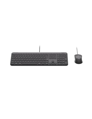 Клавиатура и мышка Logitech MK620, Graphite