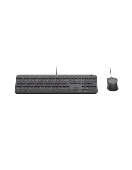 Клавиатура и мышка Logitech MK620, Graphite