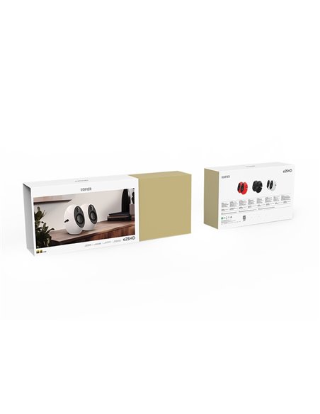 Boxe Edifier E25HD Luna Eclipse White / 74W RMS / Bluetooth 5.3