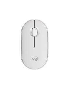 Mouse Wireless Logitech Pebble Mouse 2 M350s, Tonal White