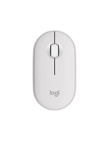 Mouse Wireless Logitech Pebble Mouse 2 M350s, Tonal White