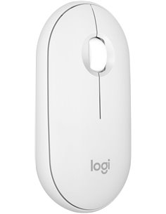 Mouse Wireless Logitech Pebble Mouse 2 M350s, Tonal White 2