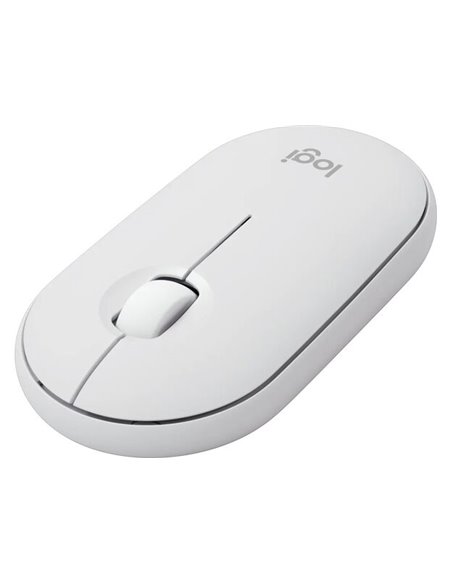 Mouse Wireless Logitech Pebble Mouse 2 M350s, Tonal White