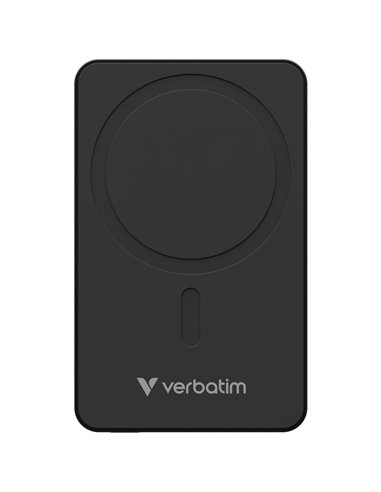 Power Bank Magnetic Wireless Verbatim Charge'n'Go Essentials / 5000 mAh / Black