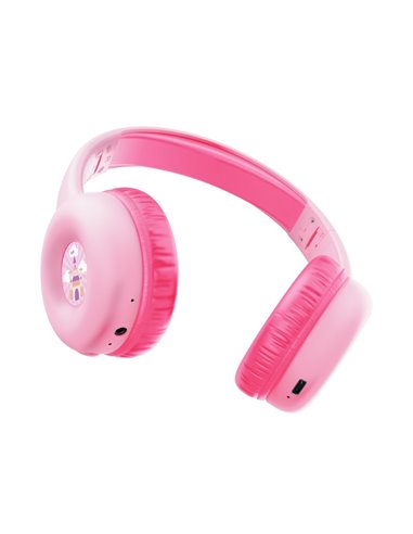 Casti Wireless pentru copii Trust NOUNA, Pink