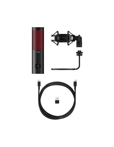 Микрофон для стриминга HyperX QuadCast 2, Black/Red, [872V1AA]