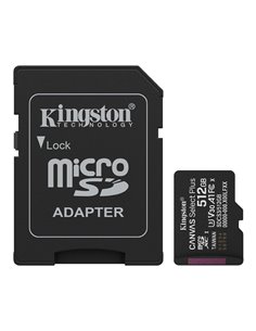 Карта памяти microSD 512GB Kingston Canvas Select Plus, 150MB/s + SD adapter 2