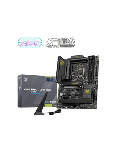 Placa de baza MSI MAG B860 TOMAHAWK WIFI/ 1851/ Intel B860/ DDR5 / ATX