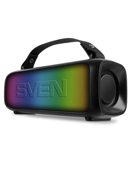 Boxa portabila SVEN PS-235, Black / 12W / Bluetooth / FM / USB / 1500mA*h