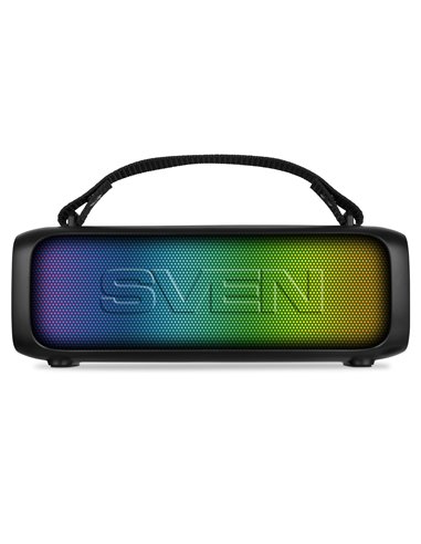 Колонка Портативная SVEN PS-235, Black / 12W / Bluetooth / FM / USB / 1500mA*h