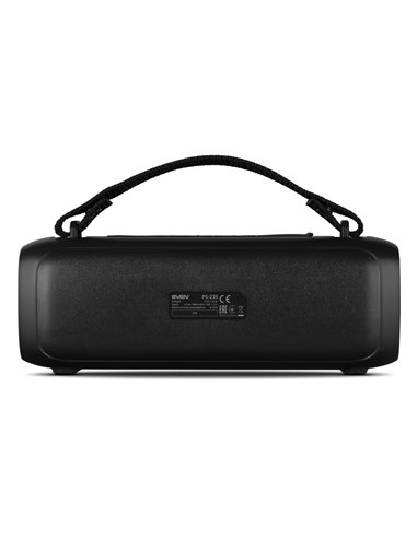 Колонка Портативная SVEN PS-235, Black / 12W / Bluetooth / FM / USB / 1500mA*h