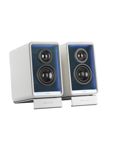 Hi-Res boxe Speakers Edifier QR65 with GaN charger 65w / 2x35W / Bluetooth / RGB / White