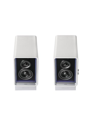 Hi-Res boxe Speakers Edifier QR65 with GaN charger 65w / 2x35W / Bluetooth / RGB / White