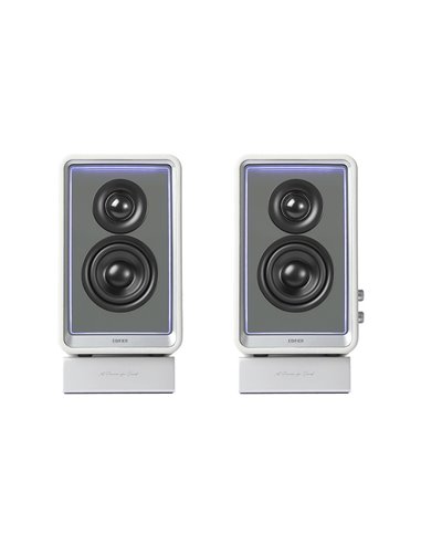 Hi-Res boxe Speakers Edifier QR65 with GaN charger 65w / 2x35W / Bluetooth / RGB / White