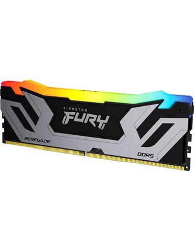 Memorie operativa CUDIMM DDR5-8400 24GB Kingston FURY Renegade Silver RGB