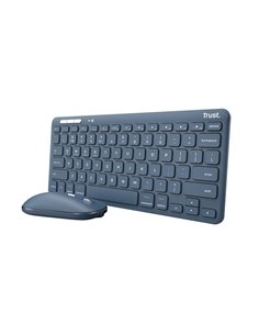 Wireless Tastatura si mouseTrust Lyra Multi-Device / BT5.0 / Blue 2