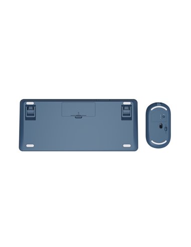 Беспроводная клавиатура и мышьTrust Lyra Multi-Device / BT5.0 / Blue