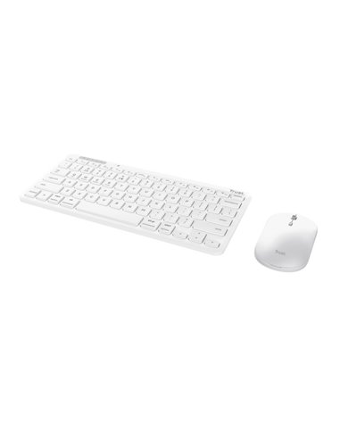 Wireless Tastatura si mouseTrust Lyra Multi-Device / BT5.0 / White