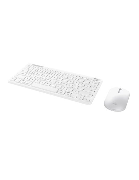 Wireless Tastatura si mouseTrust Lyra Multi-Device / BT5.0 / White