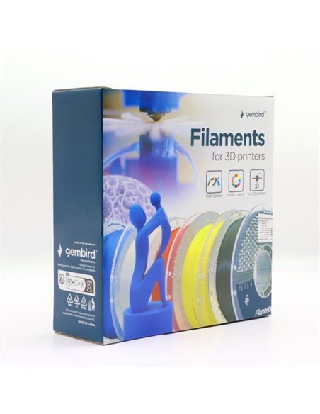 Gembird High Speed ABS Filament, Black, 1.75 mm, 1 kg