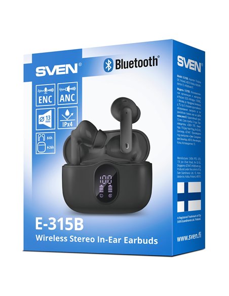 Casti SVEN E-315B, Black
