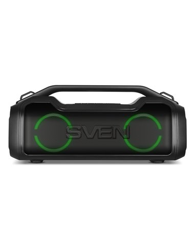 Портативная Колонка SVEN PS-390 Black / 50W / Bluetooth / FM tuner / USB / microSD / TWS
