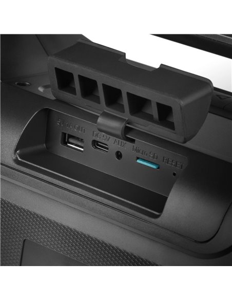 Портативная Колонка SVEN PS-390 Black / 50W / Bluetooth / FM tuner / USB / microSD / TWS