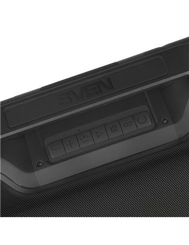 Boxa portabila SVEN PS-390 Black / 50W / Bluetooth / FM tuner / USB / microSD / TWS