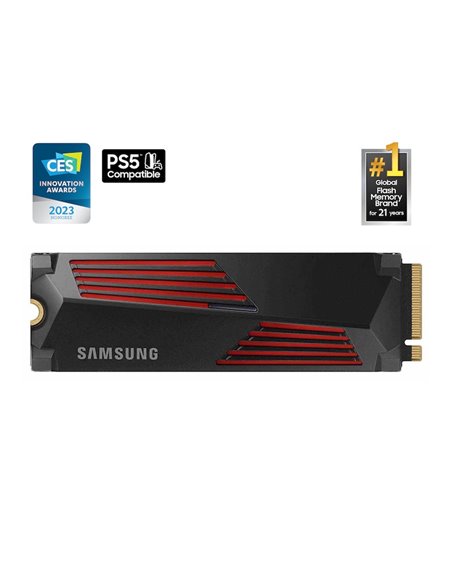 M.2 NVMe SSD Samsung SSD 990 PRO w/Heatsink / 4.0TB / PCIe4.0 x4 / NVMe2.0