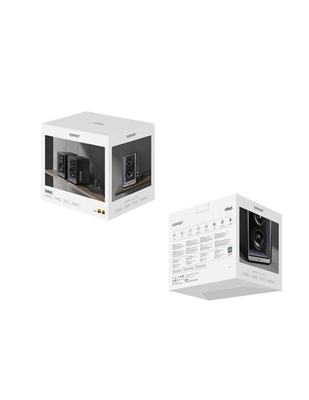 Hi-Res аудио система Edifier QR65 with GaN charger 65w / 2x35W / Bluetooth / RGB / Black Hi-Res аудио система Edifier QR65 with GaN charger 65w / 2x35W / Bluetooth / RGB / Black