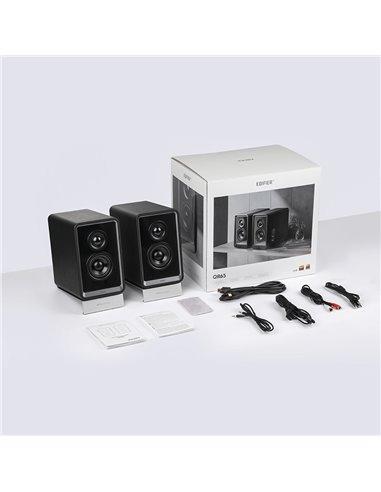 Hi-Res аудио система Edifier QR65 with GaN charger 65w / 2x35W / Bluetooth / RGB / Black