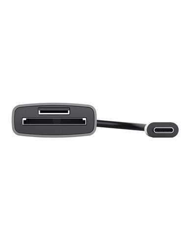 Кардридер Trust Dalyx / USB-C, microSD / SDHC/SDXC, Cable length 8 cm / Silver