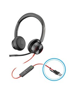 Casti Poly Blackwire 8225/ USB-C/A/ Black 2