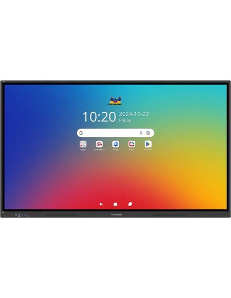 65” Smart interactive display ViewSonic IFP6534 / 4K / 8G RAM / 128GB Storage / Black