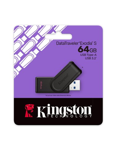Flash Drive USB Kingston DataTraveler Exodia S / 64GB / 100 MByte/s