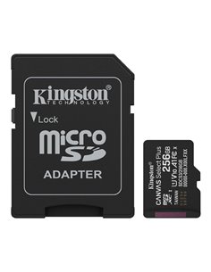 Карта памяти microSD 256GB Kingston Canvas Select Plus, 150MB/s + SD adapter 2