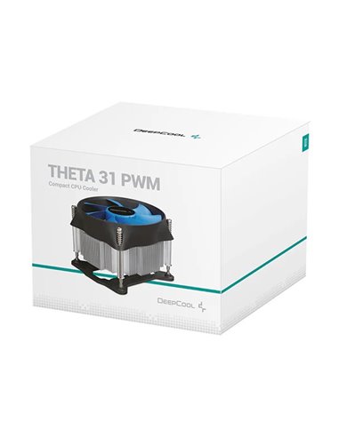 Sistem de racire DEEPCOOL Theta 31 PWM 1700 / LGA1700 / 95W / 900~2400rpm / 17.8~32.5dBA / 42.8CFM / Black