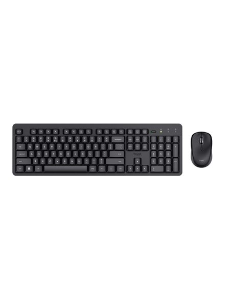 Tastatura si mouse WirelessTrust ODY II / Black