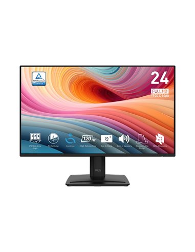 23.8” Monitor MSI PRO MP242A E2/ 1ms/ 120Hz/ Black