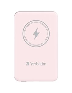 Power Bank Magnetic Wireless Verbatim Charge'n'Go / 5000 mAh / Pink 2