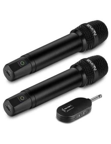 Set de doua microfoane wireless SVEN MK-742 / Wireless / Black