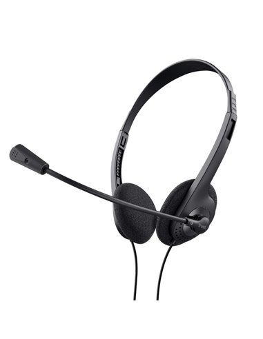 Casti Trust Primo / 3.5mm / Black