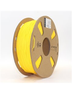 Gembird TPE flexible filament, Yellow, special thermopolymer allows to obtain materials similar to rubber, 1.75mm, 1kg